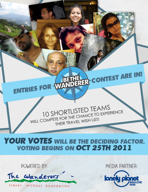 Be the Wanderer - shortlisted team voting